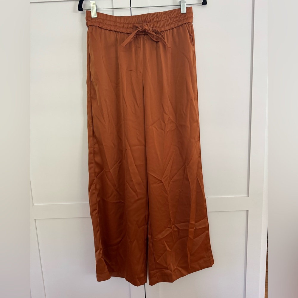 Elie Tahari Silky Drawstring Pants Size Small